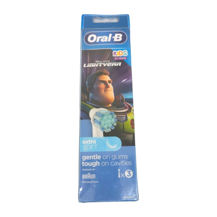 Oral-B накрайник за електрическа четка за зъби, Детска, Lightyear2, 3 броя 