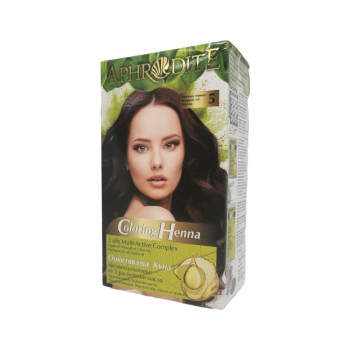 APHRODITE къна за коса, номер 5, Бургундско червено