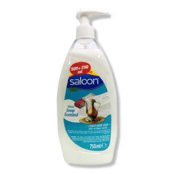 SALOON течен сапун, Бял сапун, 750мл