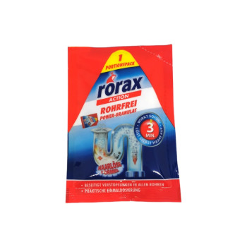 RORAX action прах за отпушване на канали, 60гр RORAX action прах за отпушване на канали, 60гр