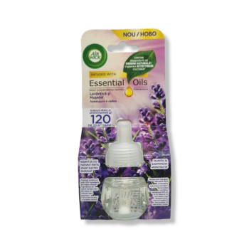 AIR WICK електрически ароматизатор, Пълнител, Лавандула, 19мл AIR WICK електрически ароматизатор, Пълнител, Лавандула, 19мл