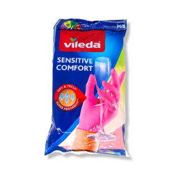VILEDA ръкавици домакински, Sensitive Comfort, Размер М/8