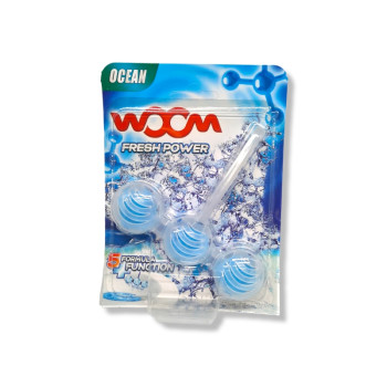 WOOM ароматизатор за тоалетна чиния, Fresh power, 50гр, Океан WOOM ароматизатор за тоалетна чиния, Fresh power, 50гр, Океан