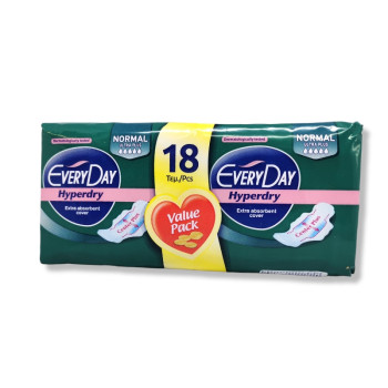 EVERYDAY дамски превръзки, Hyperdry, Normal ultra plus, 18 броя