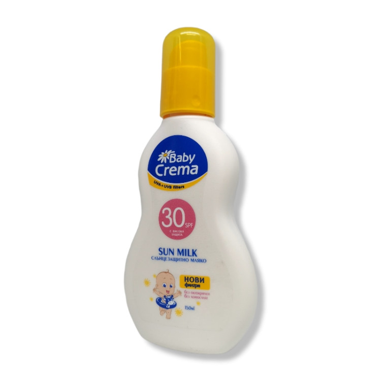 BABY CREMA слънцезащитно мляко за бебета, SPF 30, 150мл