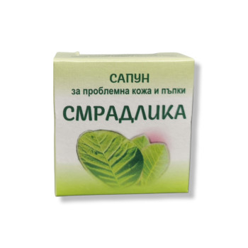 СЕРЕН сапун за проблемна кожа и пъпки, Смрадлика, 40гр СЕРЕН сапун за проблемна кожа и пъпки, Смрадлика, 40гр