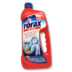 RORAX течен препарат за отпушване на канали, 1 литър