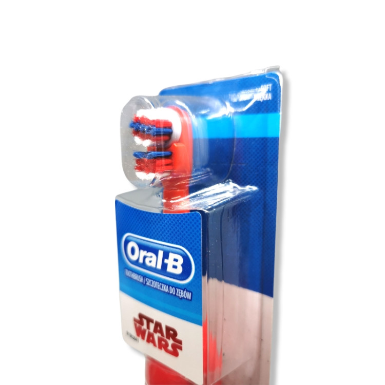 ORAL-B електрическа четка за зъби, Детска 3+, Soft, Star Wars, 1 броя