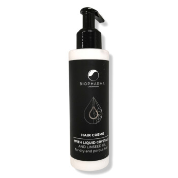 BIOPHARMA Bio oil крем за коса с течни кристали и ленено семе, Без отмиване, 150мл