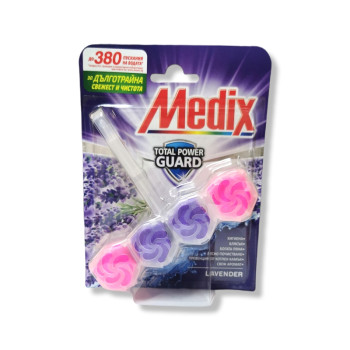 MEDIX ароматизатор за тоалетна чиния, Wc fresh drops, Лавандула, 55гр MEDIX ароматизатор за тоалетна чиния, Wc fresh drops, Лавандула, 55гр