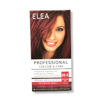 ELEA боя за коса, Professional, Colour & Care, Номер 66.6, Intense red ELEA боя за коса, Professional, Colour & Care, Номер 66.6, Intense red