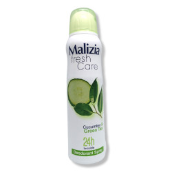 MALIZIA дезодорант, Дамски, Cucumber & Green tea, Invisible, 150мл