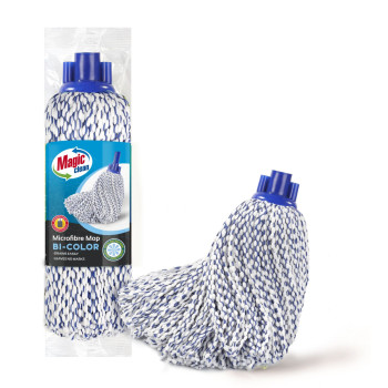 MAGIC CLEAN PREMIUM бърсалка за под, Микрофибър, Резба: Цилиндър, Bi-color, 160гр