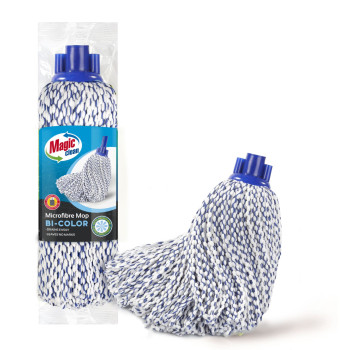 MAGIC CLEAN PREMIUM бърсалка за под, Микрофибър, Резба: Цилиндър, Bi-color, 160гр