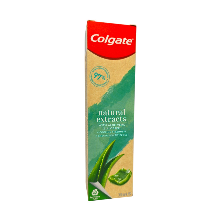 COLGATE паста за зъби, 75мл, Natural Extracts, Алое вера