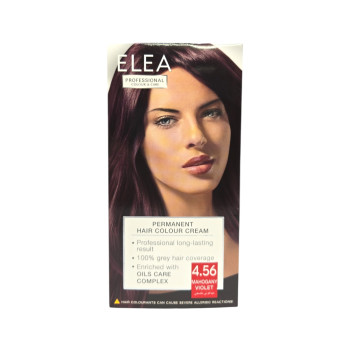 ELEA боя за коса, Professional, Colour & Care, Номер 4.56, Mahogany Violet ELEA боя за коса, Professional, Colour & Care, Номер 4.56, Mahogany Violet