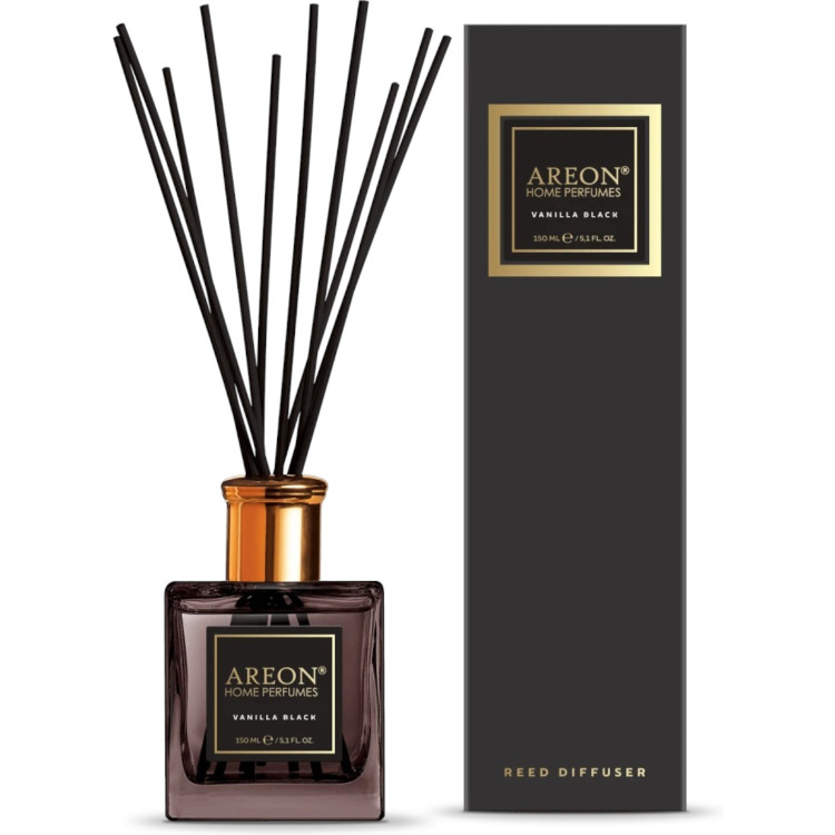 Areon домашен парфюм с клечки, Premium Selection, 150мл, Vanilla Black Areon домашен парфюм с клечки, Premium Selection, 150мл, Vanilla Black