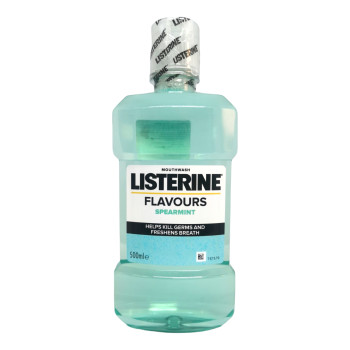 LISTERINE вода за уста, Flavours spearmint, 500мл