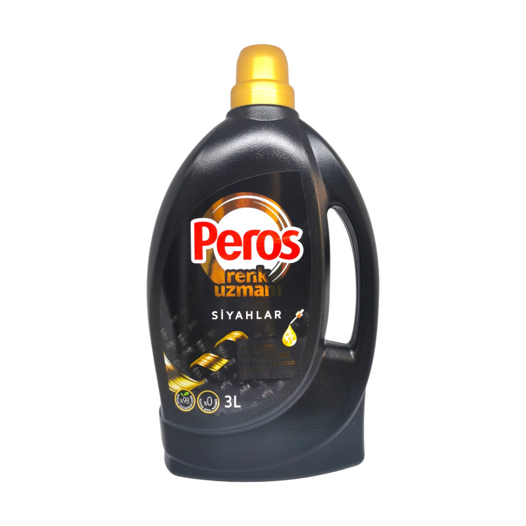 PEROS течен перилен препарат, 3 литра, Черно  пране