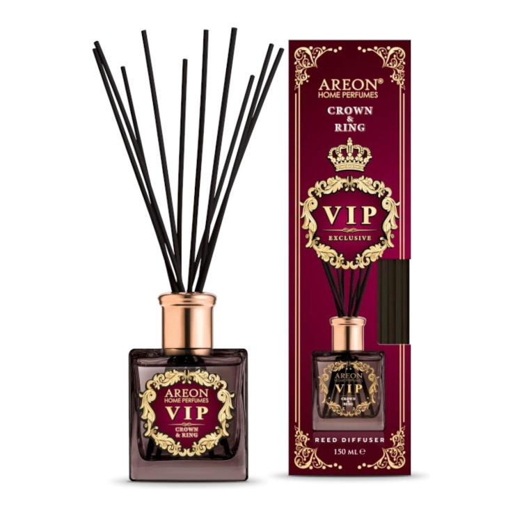Areon домашен парфюм с клечки, Vip Exclusive, 150мл, Crown & Ring Areon домашен парфюм с клечки, Vip Exclusive, 150мл, Crown & Ring