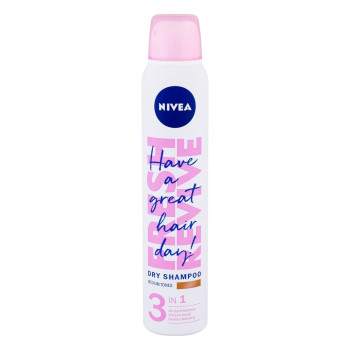 NIVEA сух шампоан за коса, Fresh revive, 3in1, 200мл NIVEA сух шампоан за коса, Fresh revive, 3in1, 200мл