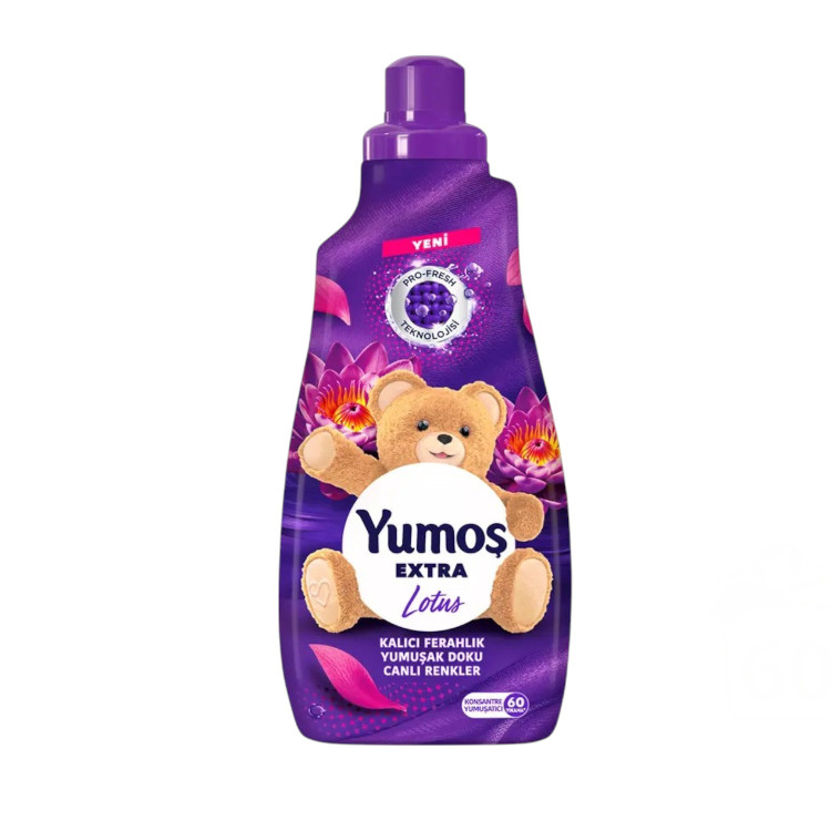 YUMOS extra омекотител, 60 пранета, 1440мл, Lotus YUMOS extra омекотител, 60 пранета, 1440мл, Lotus