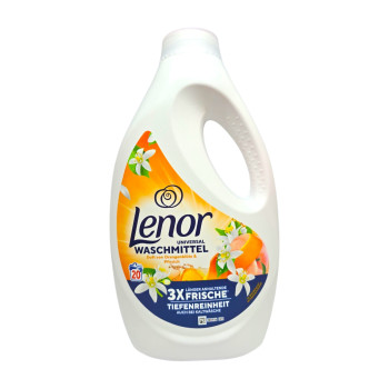 LENOR течен перилен препарат, Универсално пране, Orange blossom, 20 пранета, 1000мл LENOR течен перилен препарат, Универсално пране, Orange blossom, 20 пранета, 1000мл