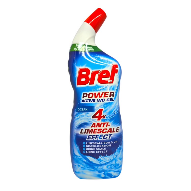 BREF, WC гел Power Active Ocean, 750 ml BREF, WC гел Power Active Ocean, 750 ml