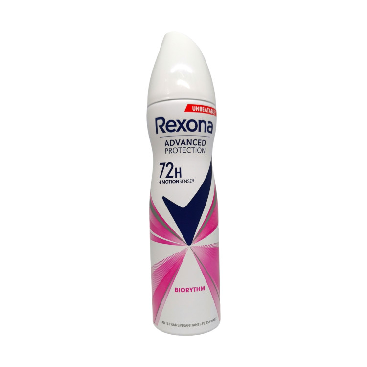 Rexona дезодорант дамски, Biorythm, 150мл 