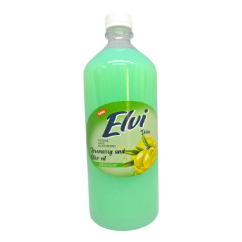 ELVI течен сапун, Delux, 1000мл, Rosemarry and Olive oil ELVI течен сапун, Delux, 1000мл, Rosemarry and Olive oil