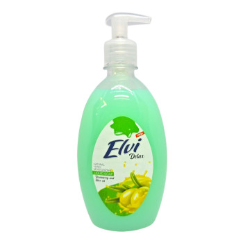 ELVI течен сапун, Delux, 400мл, Rosmary & olive oil ELVI течен сапун, Delux, 400мл, Rosmary & olive oil