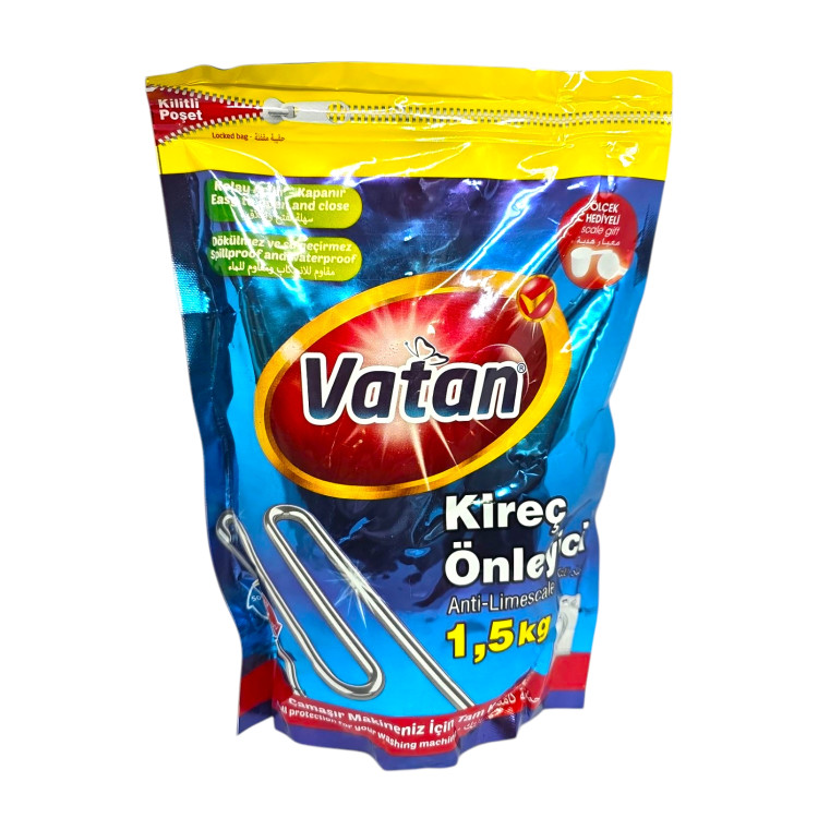 VATAN препарат против котлен камък за пералня, 1.50кг VATAN препарат против котлен камък за пералня, 1.50кг