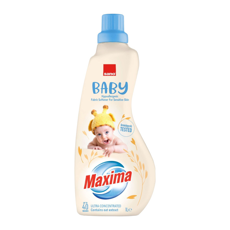 SANO maxima омекотител, 1 литър, 40 дози, Baby SANO maxima омекотител, 1 литър, 40 дози, Baby