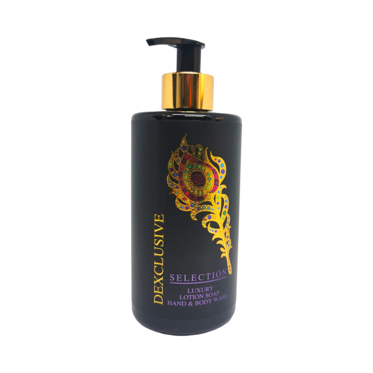 DEXCLUSIVE течен сапун за ръце и тяло, Парфюмен аромат, 400мл, Selection