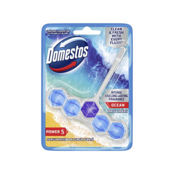 DOMESTOS power ароматизатор за тоалетна чиния, Океан, 55гр