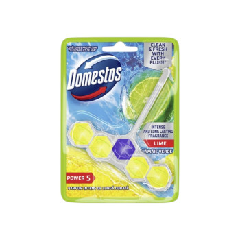 DOMESTOS power ароматизатор за тоалетна чиния, Лимон, 55гр