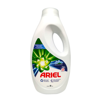 ARIEL течен перилен препарат за бяло пране, Mountain Spring, 17пр, 850мл