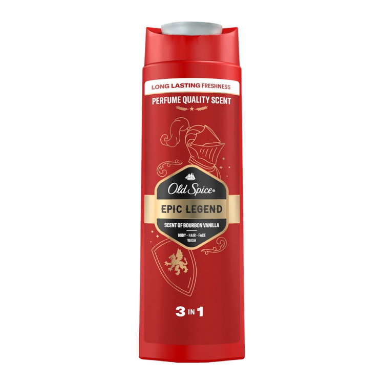 OLD SPICE душ гел и шампоан, Epic Legend, 400мл OLD SPICE душ гел и шампоан, Epic Legend, 400мл
