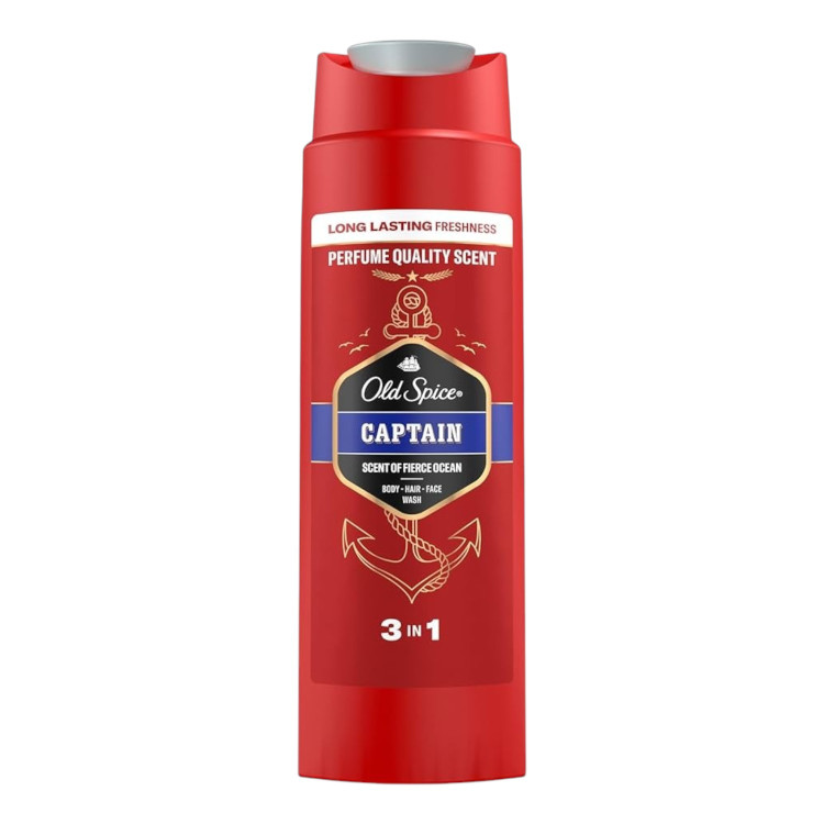 OLD SPICE душ гел и шампоан, Captain, 400мл OLD SPICE душ гел и шампоан, Captain, 400мл