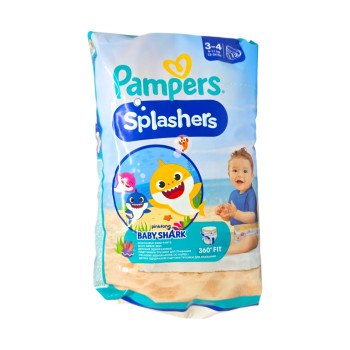 PAMPERS за плуване, Splashers, 4-5 години, 6-11кг, 12 броя
