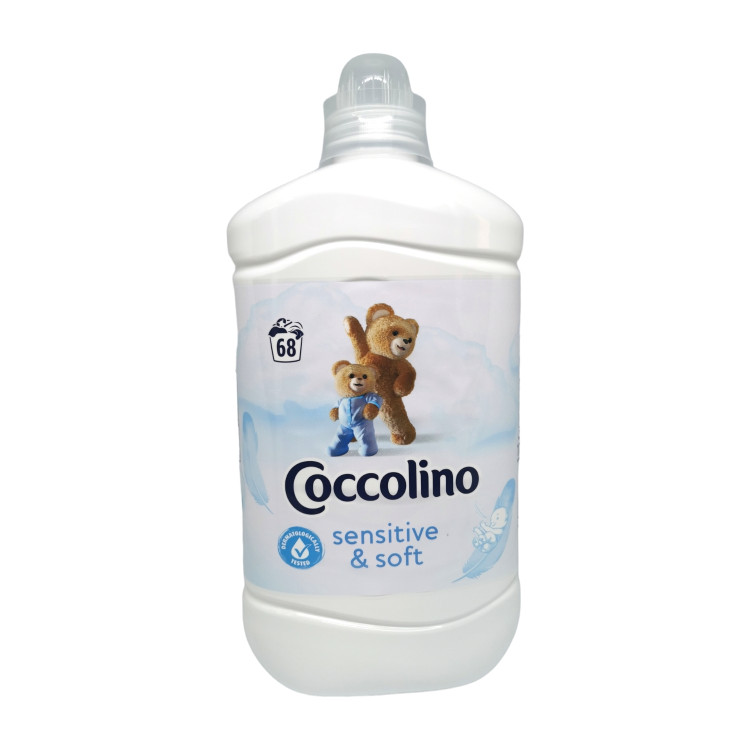 COCCOLINO омекотител, 68 пранета, 1.70 литра, Sensitive & Soft