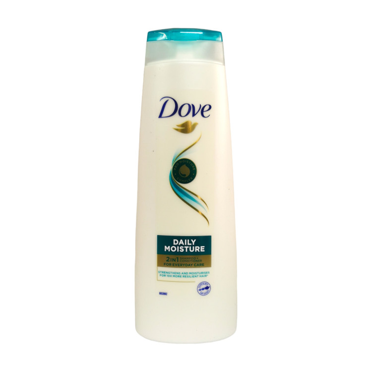 DOVE шампоан за коса, Daily moisture 2in1, 250мл