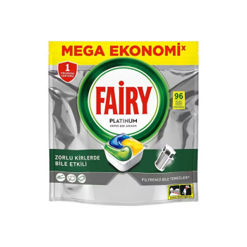 FAIRY таблетки за съдомиялна машина, Platinum,  All in one, 96 броя