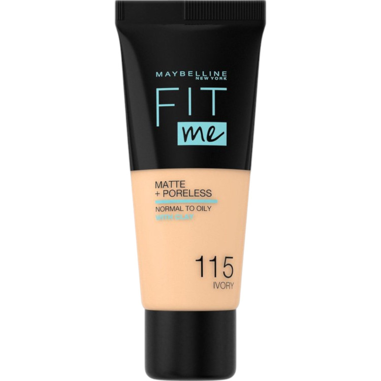 MAYBELLINE фон дьо те, Fit me, Номер 115, Ivory