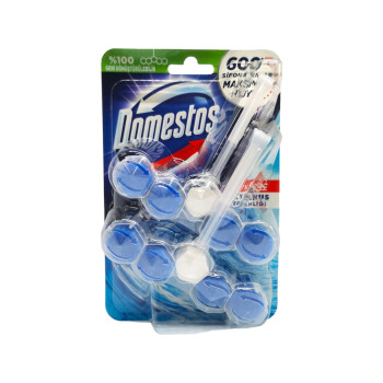 DOMESTOS ароматизатор за тоалетна чиния, 2х55гр, Океан DOMESTOS ароматизатор за тоалетна чиния, 2х55гр, Океан