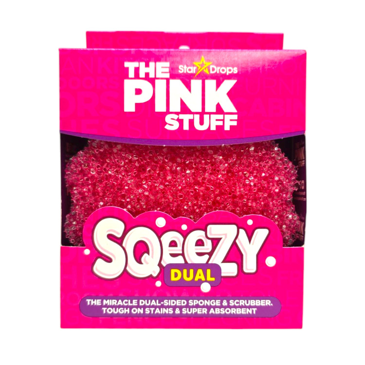 THE PINK STUFF домакинска гъба, Sqeezy Miracle скрубер, 1 брой 