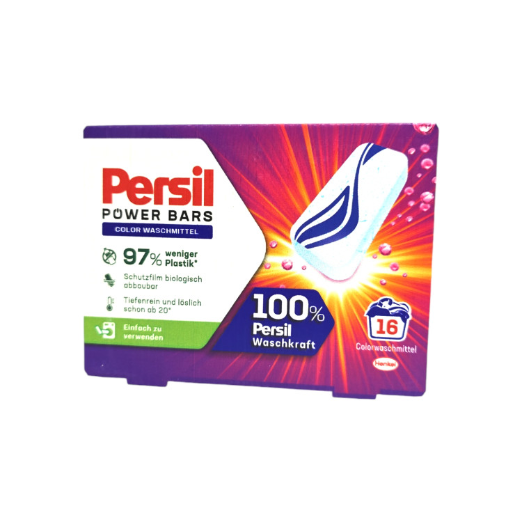 PERSIL таблетки за пране, Power bars, 16 броя, Цветно пране