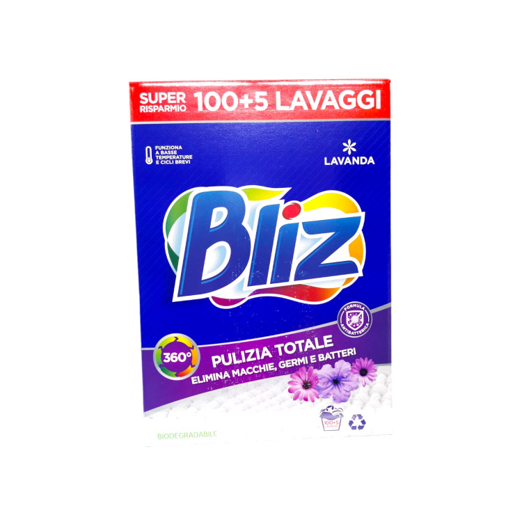 BLIZ прах за универсално пране, 5.25лг, 105 пранета, Лавандула