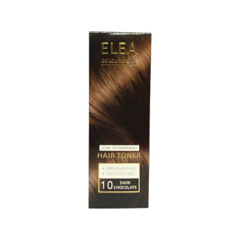 ELEA тонер за коса, Номер 10, Тъмен Шоколад, 1 брой ELEA тонер за коса, Номер 10, Тъмен Шоколад, 1 брой
