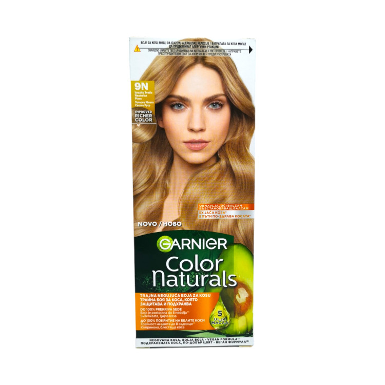 GARNIER боя за коса, Color naturals, Номер 9N, Телесно много светло рус